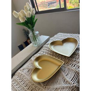 Set De 2 Platos Decorativos - Dise&ntilde;o Coraz&oacute;n