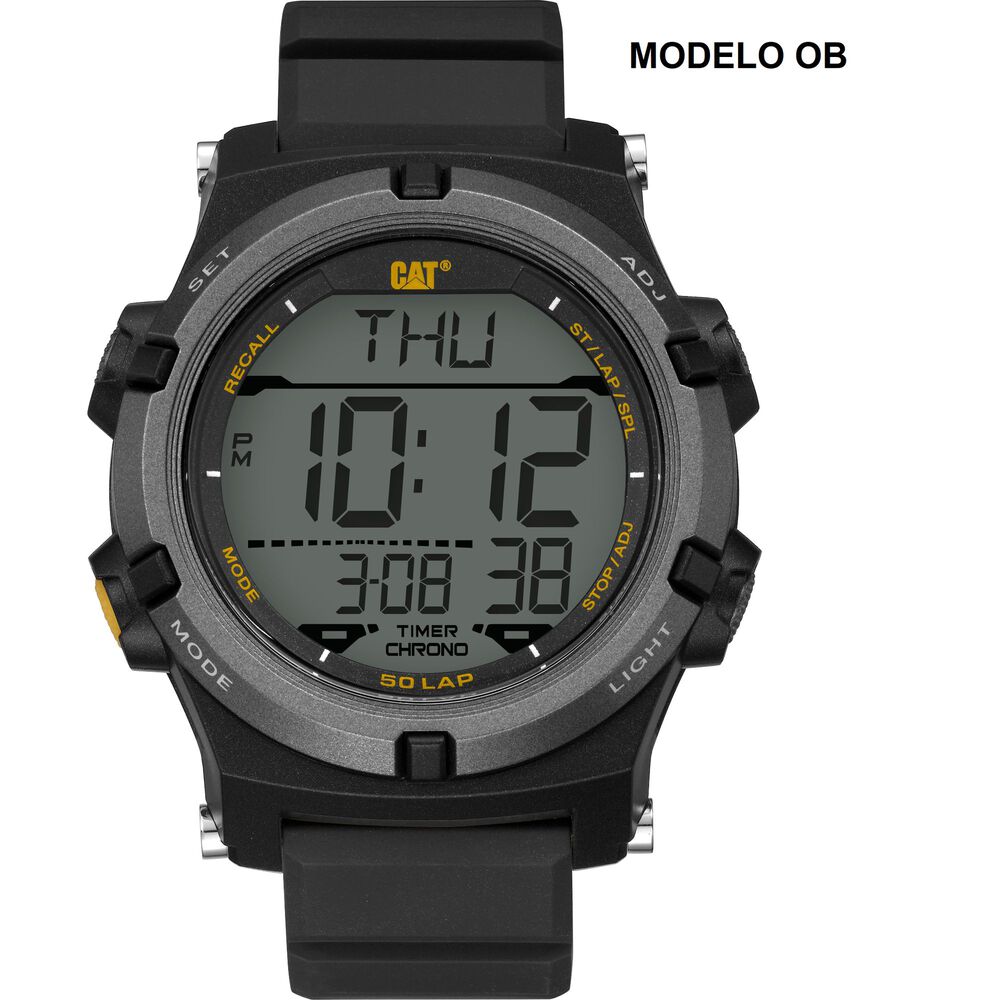 Correa Pulsera Cat Hombre Ob-21 Negro image number 2.0