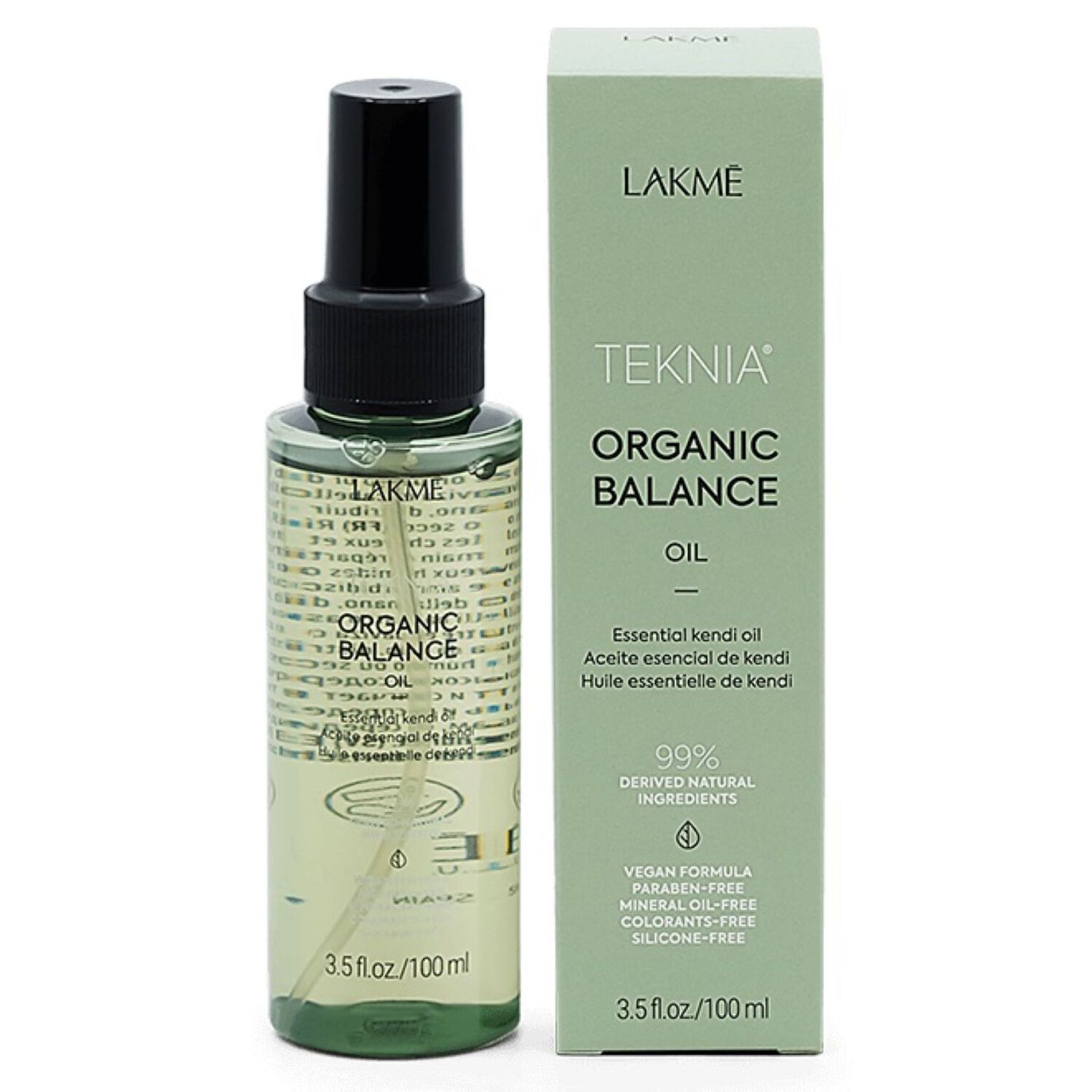 Tratamiento Aceite Lakme Teknia Organic Balance 100ml image number 0.0