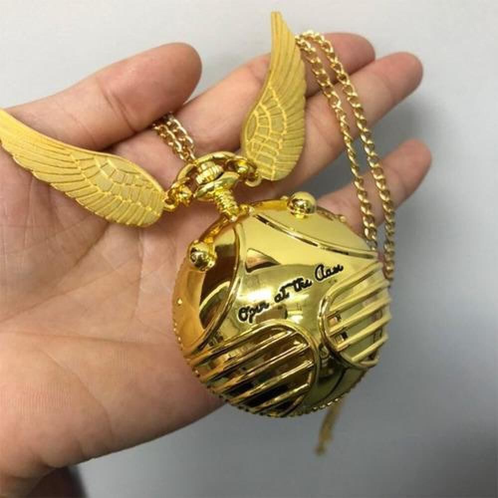 Reloj De Bolsillo Xl Snitch Dorada Gigante Harry Potter image number 1.0