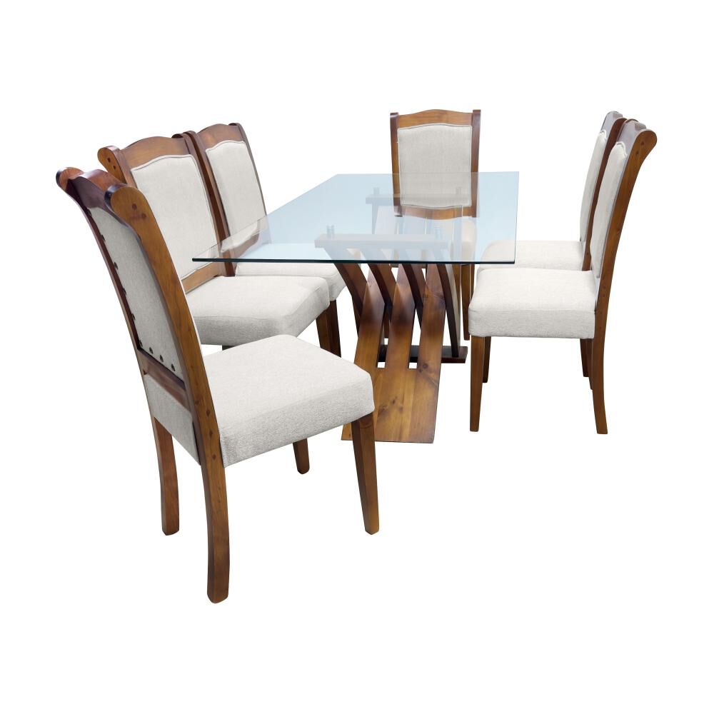 Juego De Comedor Living Factory Berlin / 6 Sillas image number 3.0