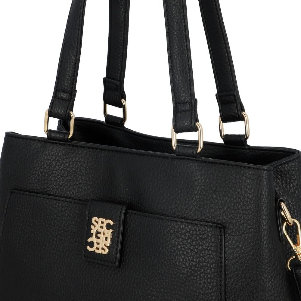 Cartera De Hombro Secret Cambria Sc6 L Negro image number 4.0