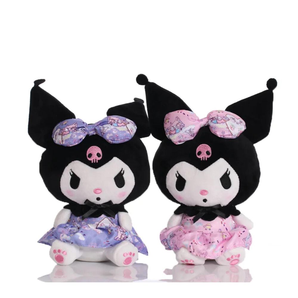 Juguete Pack 6 Peluches Llaveros Kuromi 13cm Infantiles image number 0.0