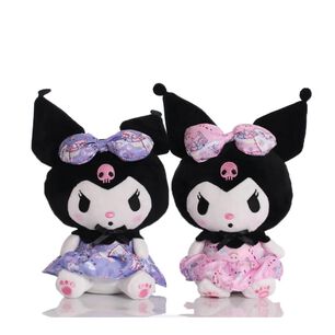 Juguete Pack 6 Peluches Llaveros Kuromi 13cm Infantiles