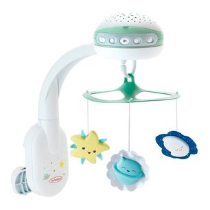 M&oacute;vil Proyector Musical Bebesit 3 En 1 Verde Infantino