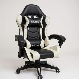 Silla Gamer Reclinable - Color Blanco