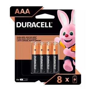 Duracell Pack 8 Unidades Pila Alcalina Aaa Blister