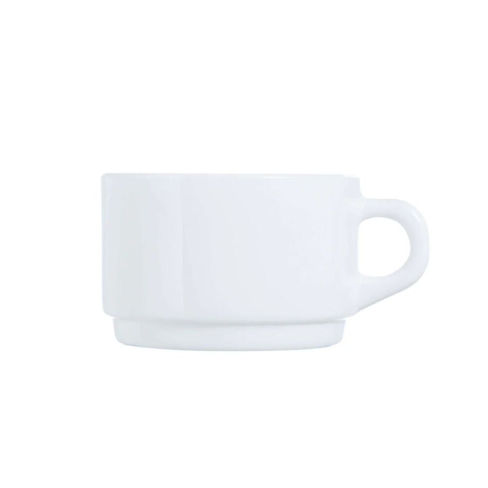 Taza Desayuno Apilable De 280 Ml Opal Vidrio Resistente image number 0.0