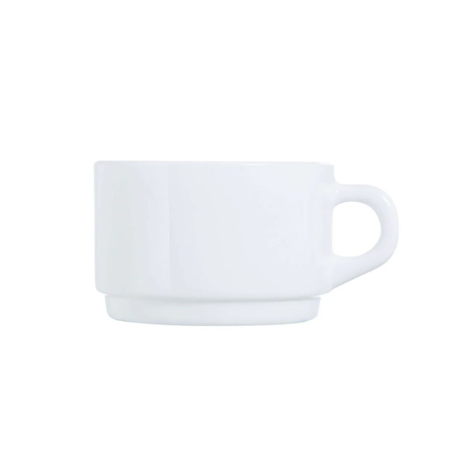 Taza Desayuno Apilable De 280 Ml Opal Vidrio Resistente image number 0.0