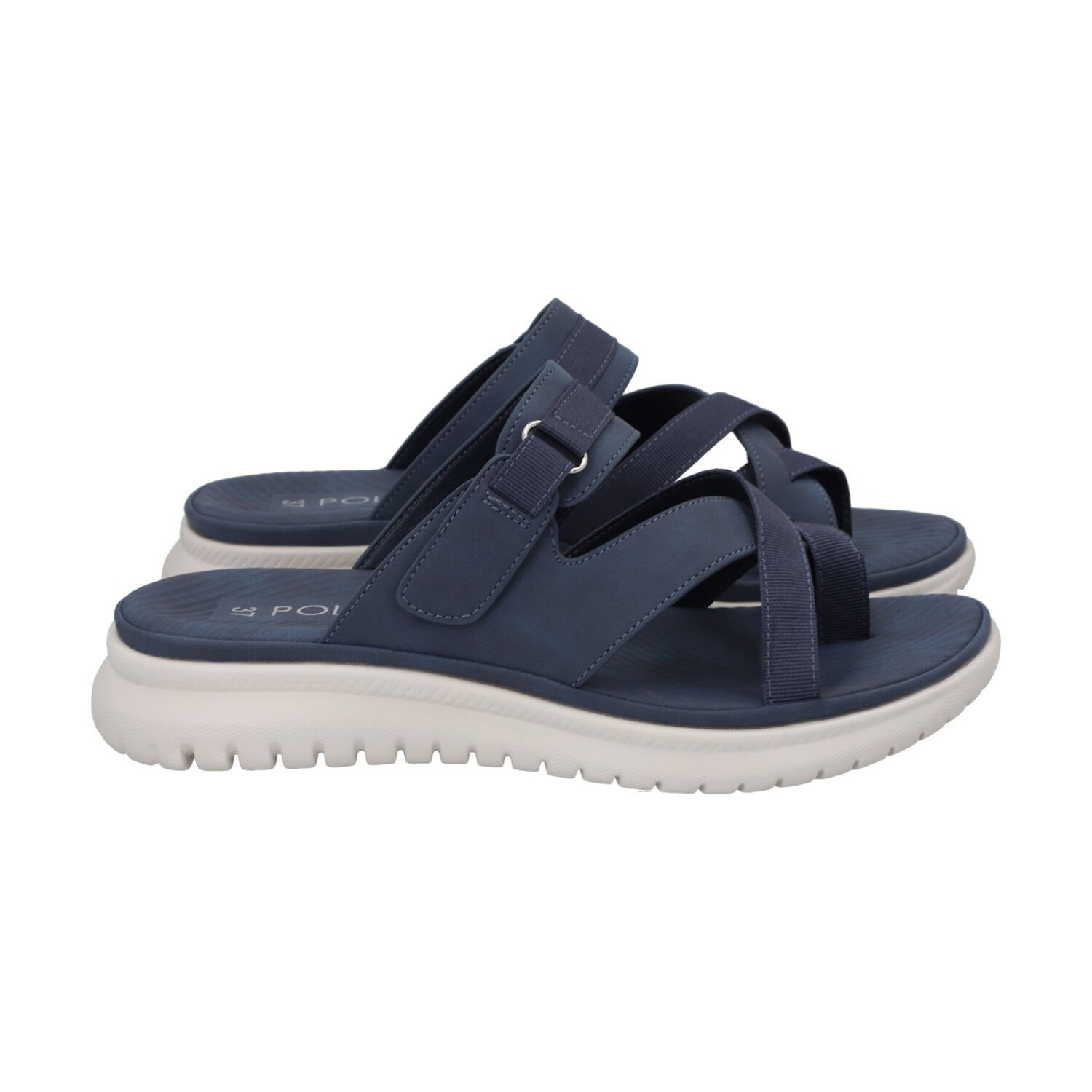 Sandalia Mujer Azul Plataforma Valentina Police image number 2.0