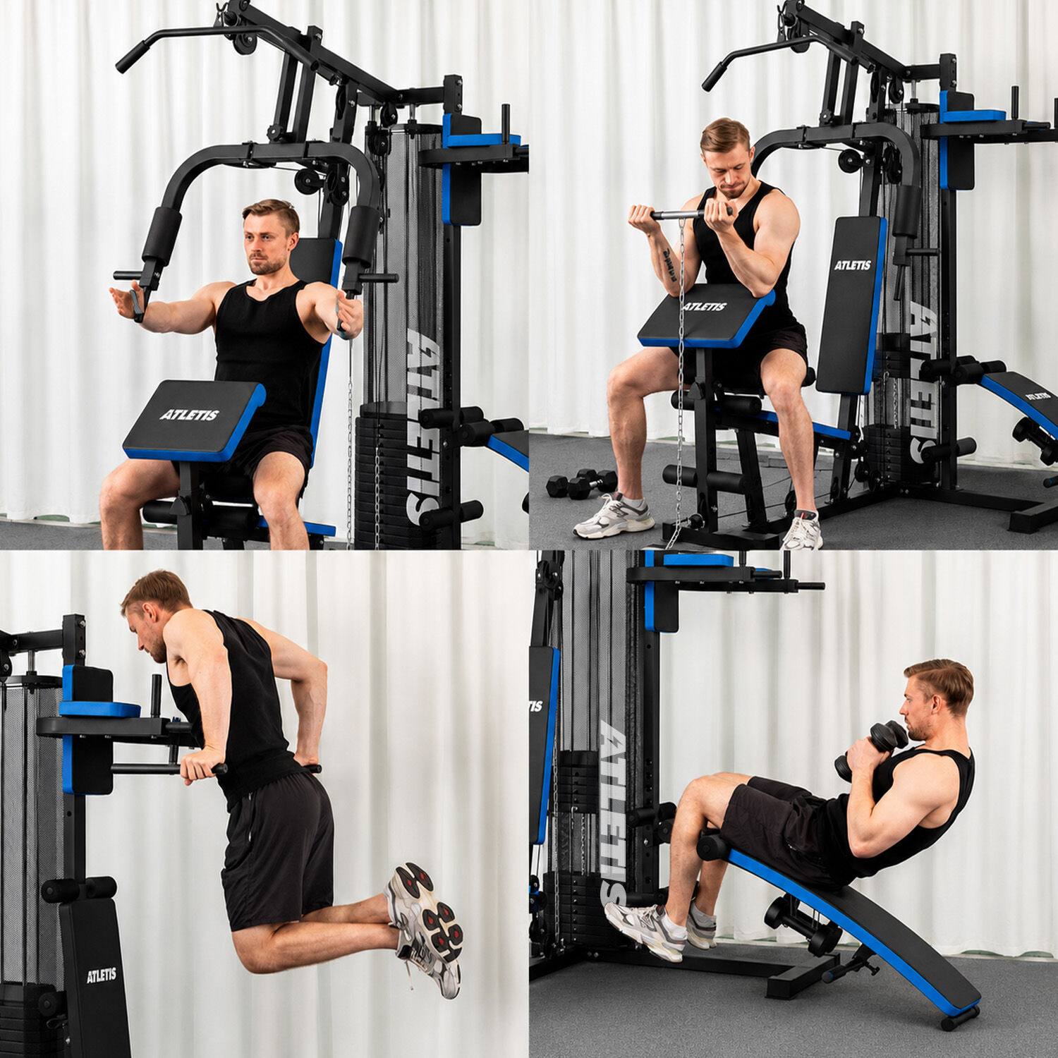 Home Gym Tres Estaciones Tf-7005a image number 6.0