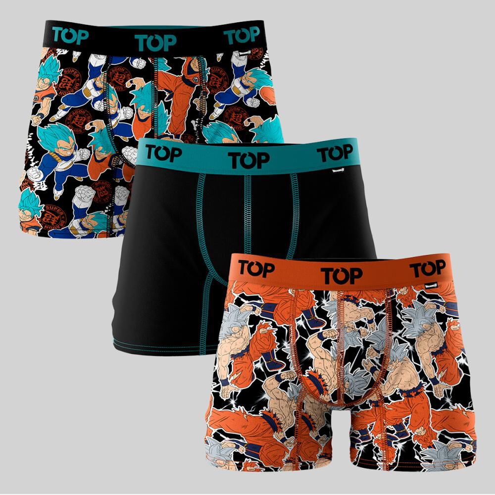Pack 3 Boxer Algodón Dragon Ball Super Top image number 0.0