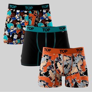 Pack 3 Boxer Algodón Dragon Ball Super Top