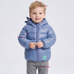 Parka Dinosaurio Con Capucha Manga Larga Ni&ntilde;o Jump Kids