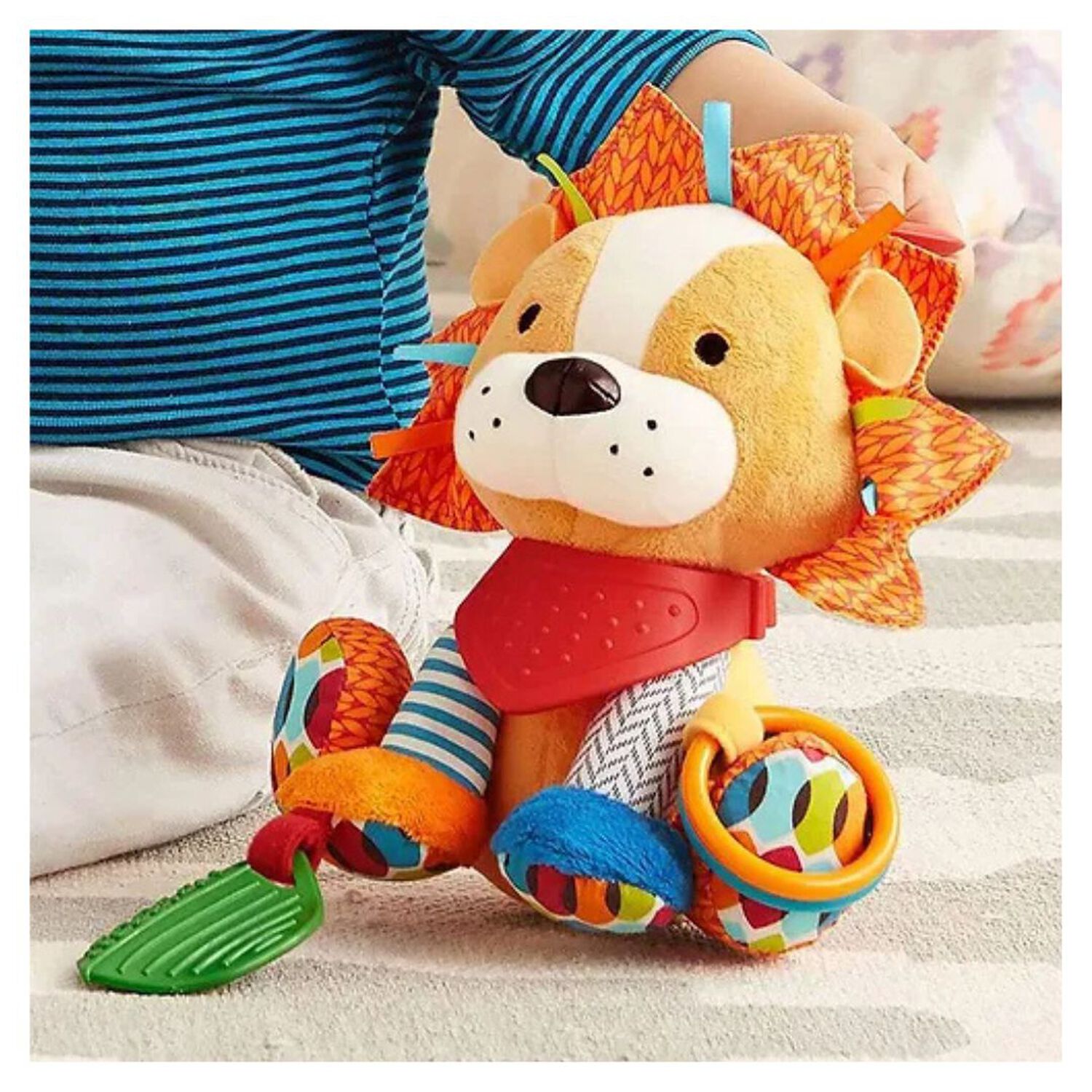 Sonajero Mordedor Leon Peluche Sensorial image number 2.0