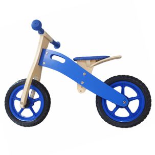 Bicicleta De Equilibrio Aprendizaje De Madera Azul