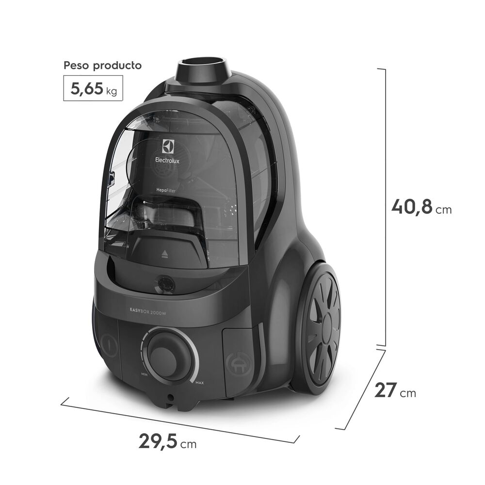 Aspiradora Sin Bolsa Cicl&oacute;nica 2000w Filtro Hepa Pet Bgl41 image number 2.0