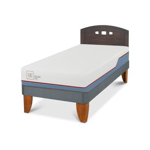 Cama Europea Cic Excellence Plus / 1.5 Plazas / Base Normal + Respaldo