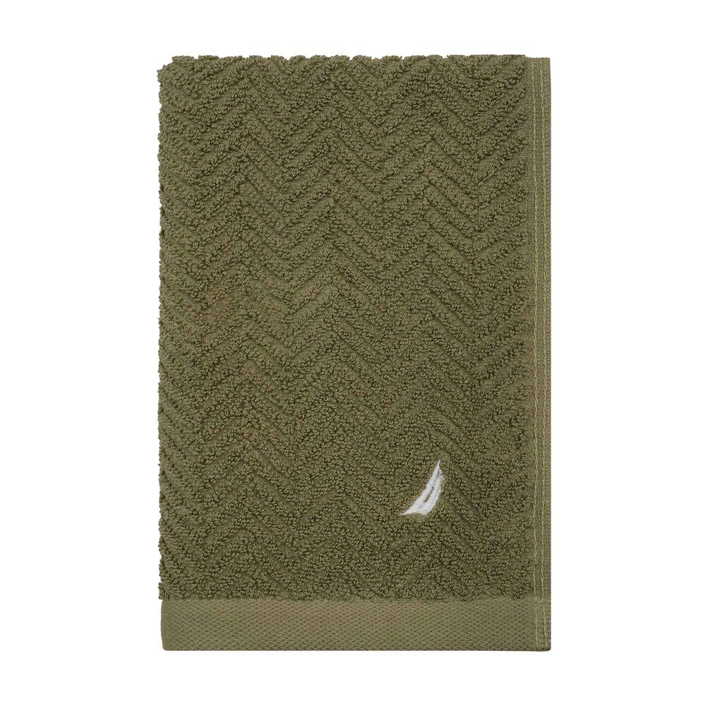 Toalla De Cara Vis Nautica 100% Algod&oacute;n 30x50cm Pieles Sensibles Verde image number 4.0