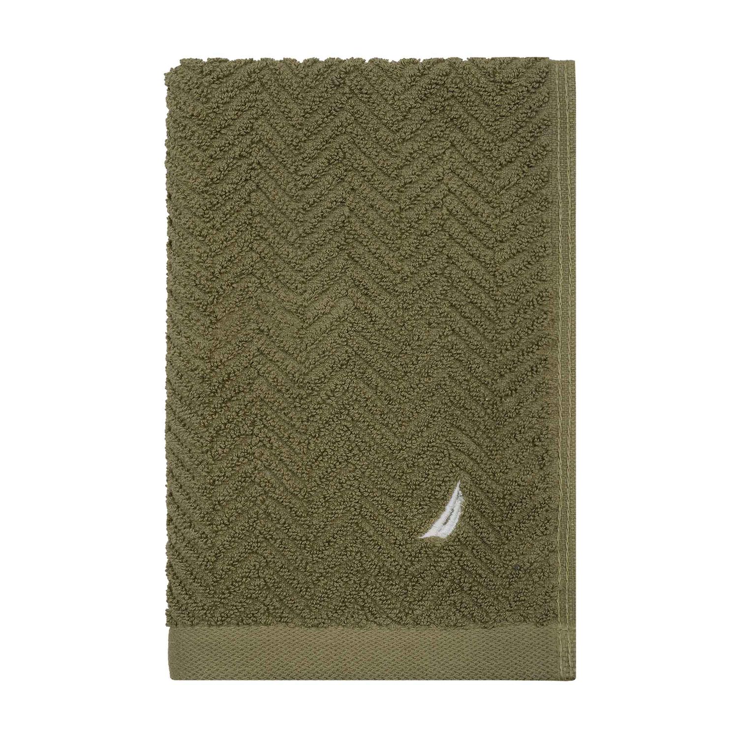 Toalla De Cara Vis Nautica 100% Algod&oacute;n 30x50cm Pieles Sensibles Verde image number 4.0
