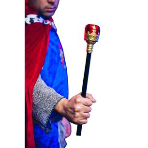 Cetro Real Medieval Accesorio Para Disfraz Rey Color