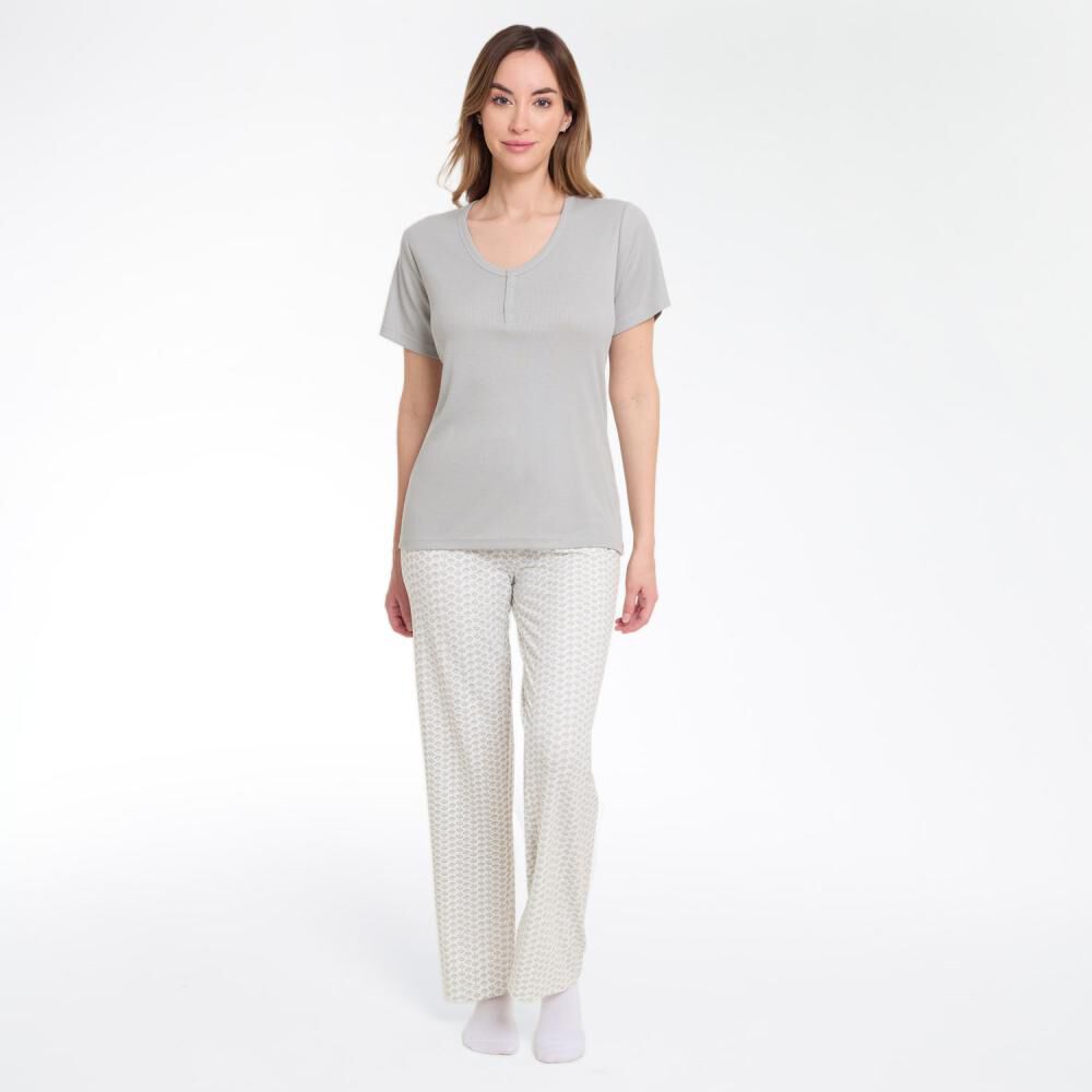 Pijama Manga Corta Mujer Lesage image number 0.0