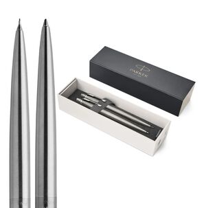 Set Parker Pack Boligrafo Y Portaminas Jotter Acero