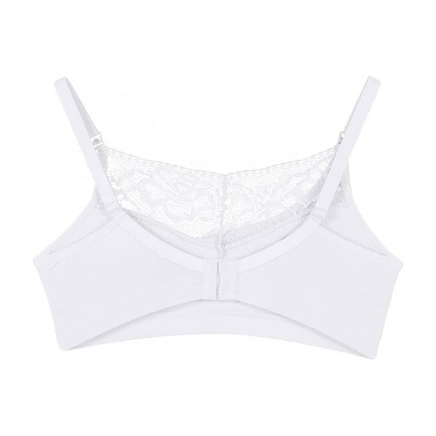 Sosten Lactancia Semi Encaje Blanco 2rios image number 2.0