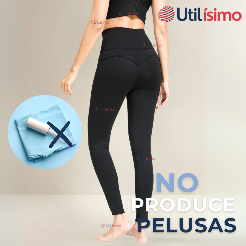 Calza Leggings Push Up Cintura Alta Polar Deportiva Premium Surtido Mujer image number 9.0