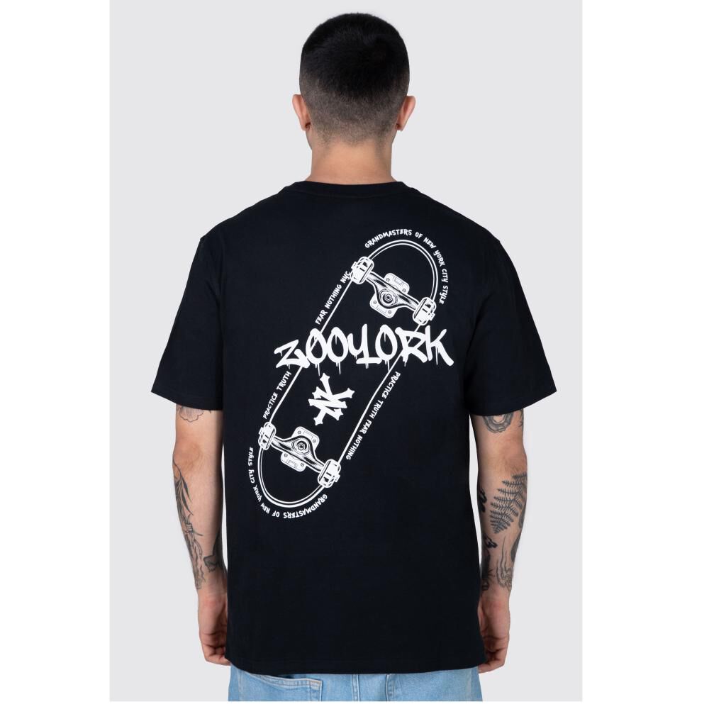 Polera Lisa Regular Manga Corta Cuello Redondo Hombre Zoo York image number 3.0