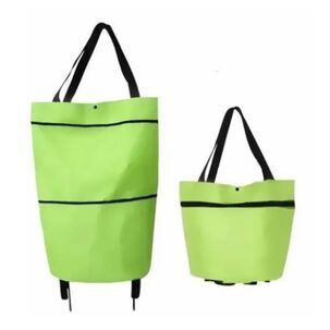 Carrito De Compras Bolsa Con Ruedas Multiusos Plegable