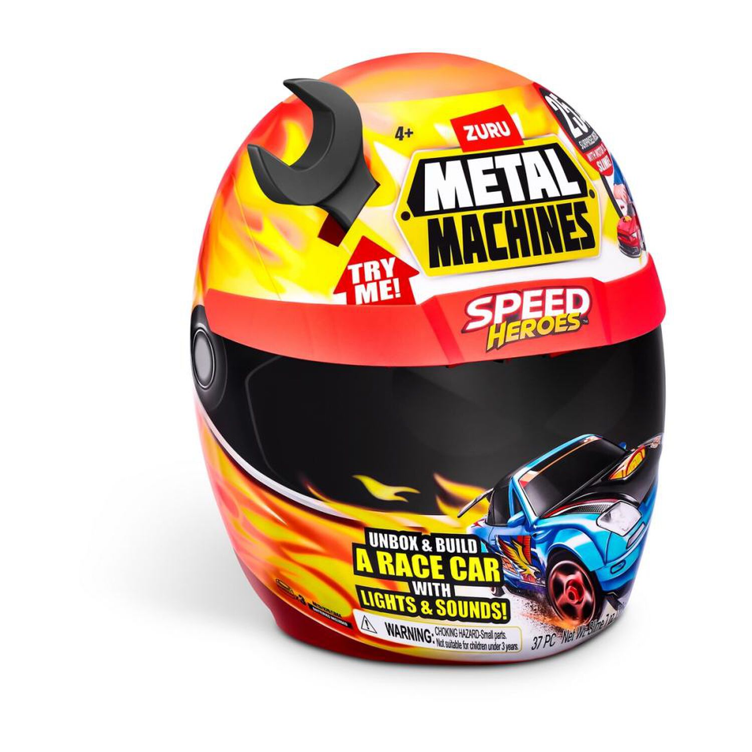 Playset Casco Speed Hero Metal Machines image number 2.0