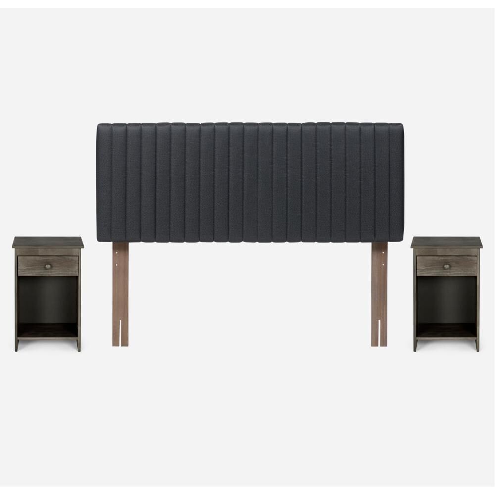 Cama Europea Rosen New Style 6 / 2 Plazas / Base Dividida + Set De Maderas image number 2.0