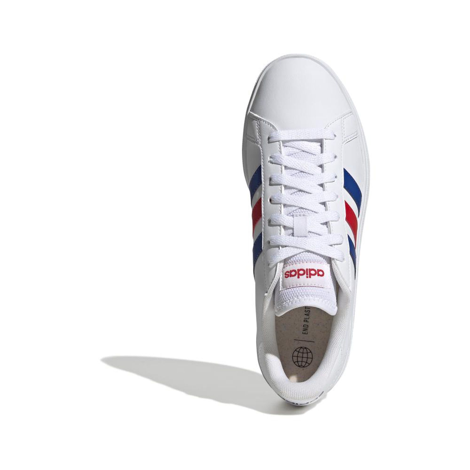 Zapatilla Urbana Hombre Adidas Grand Court Base 2.0 Blanco image number 4.0