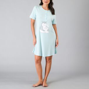 Camisola Maternal Abotonada Flores Mujer 33855-247