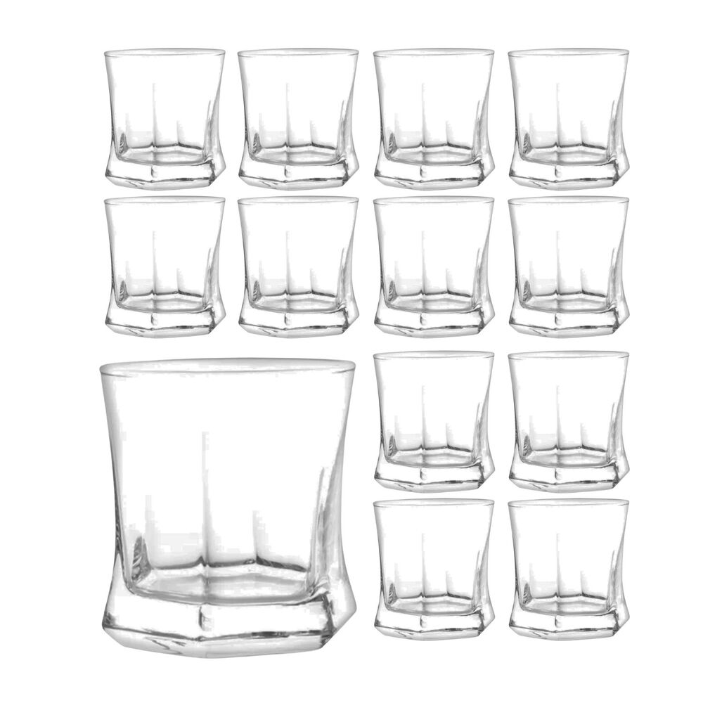 Set 12 Vasos Vivaldi Tragos Cortos Cristar 250 Ml image number 0.0