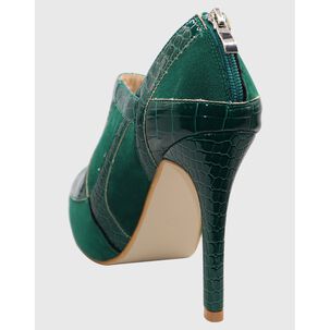 Botin Taco Aguja Verde