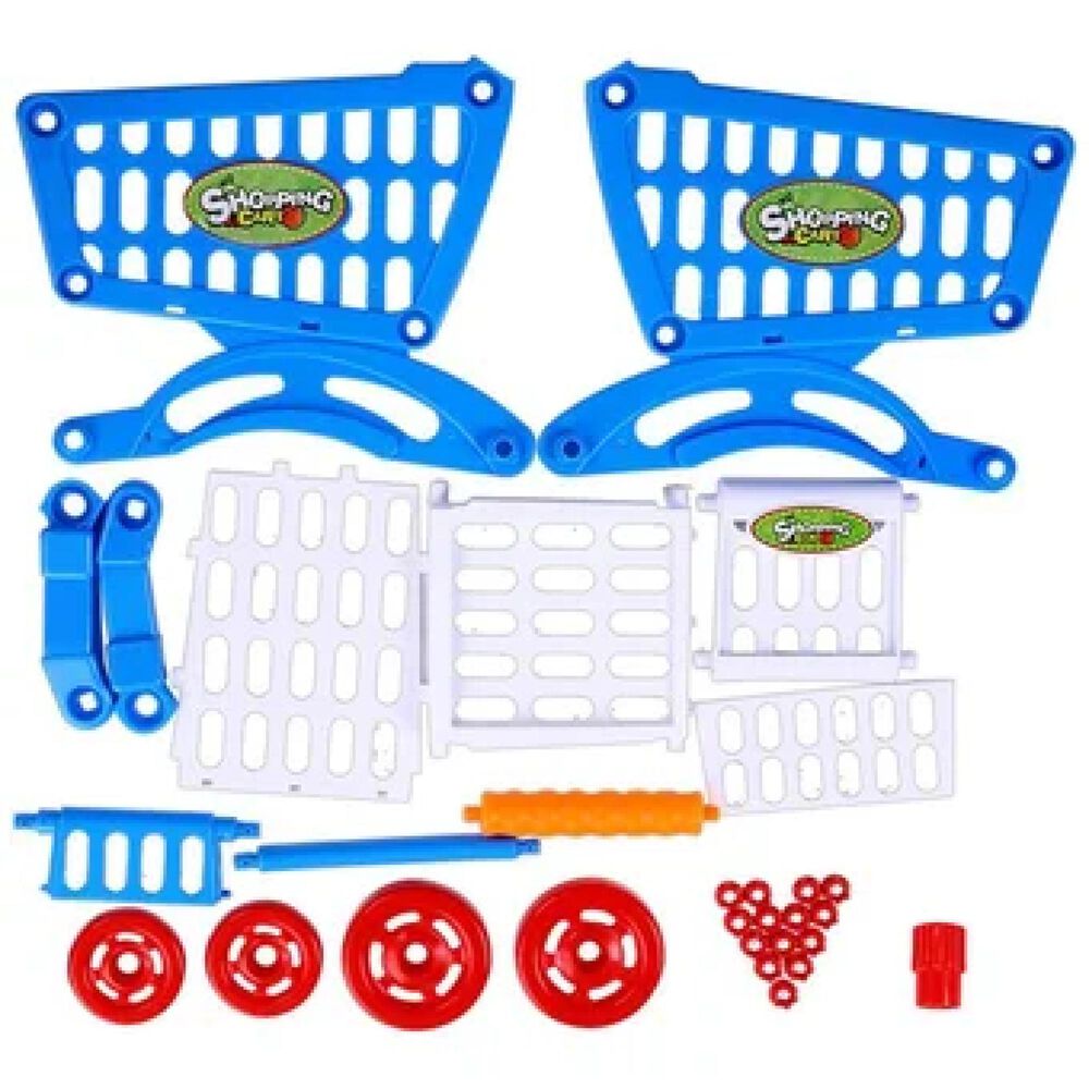 Juguete Set Carrito De Compras Con Accesorios 56 Piezas Azul image number 2.0
