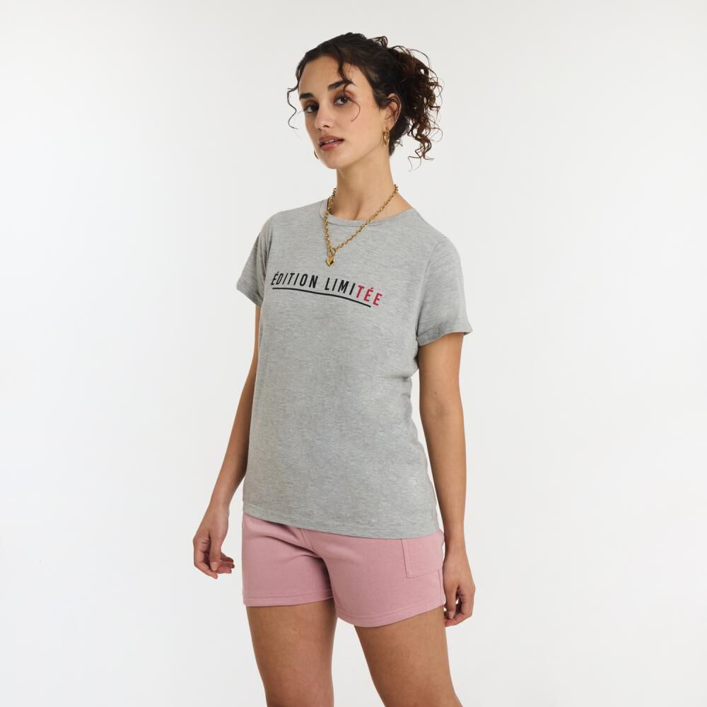 Polera Manga Corta Cuello Redondo Mujer Freedom image number 2.0