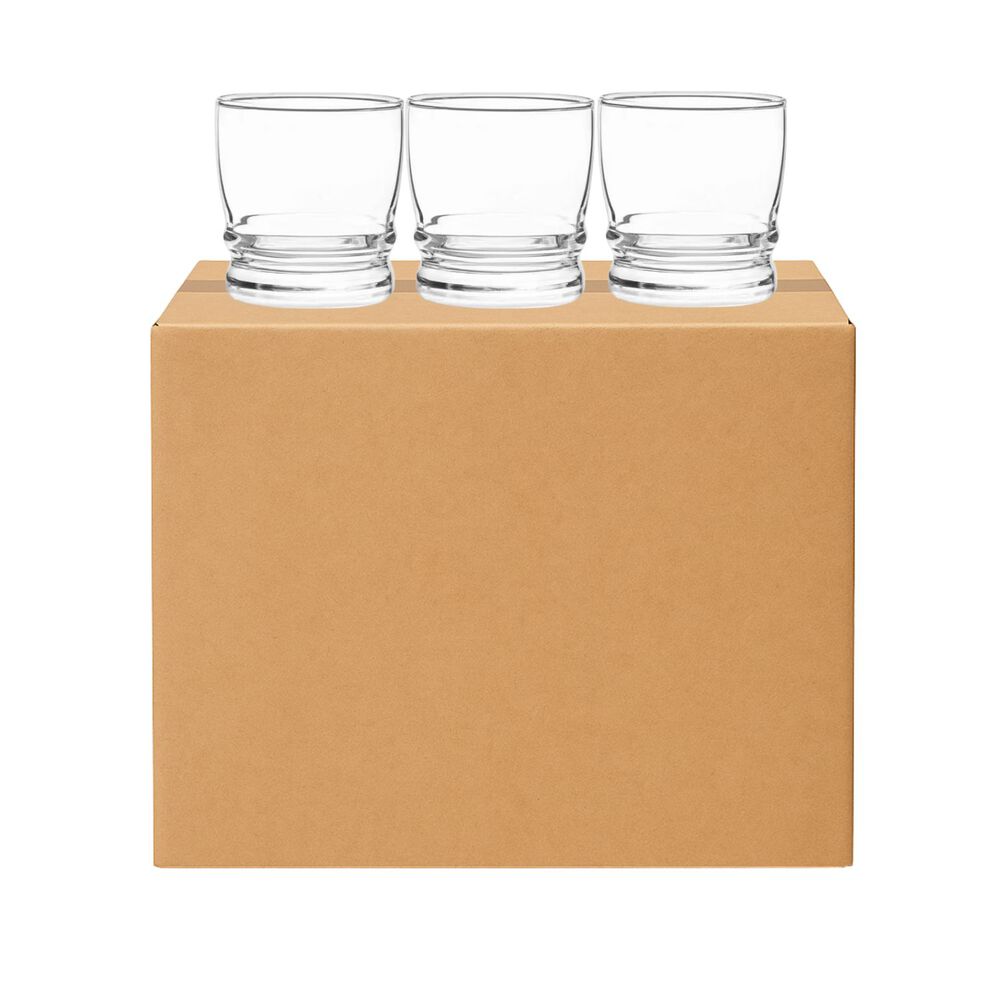 Set 48 Vasos Madeira Rocks Bajos 304ml Menaje Cocina Cristar image number 0.0