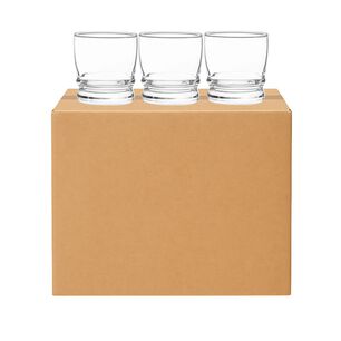 Set 48 Vasos Madeira Rocks Bajos 304ml Menaje Cocina Cristar