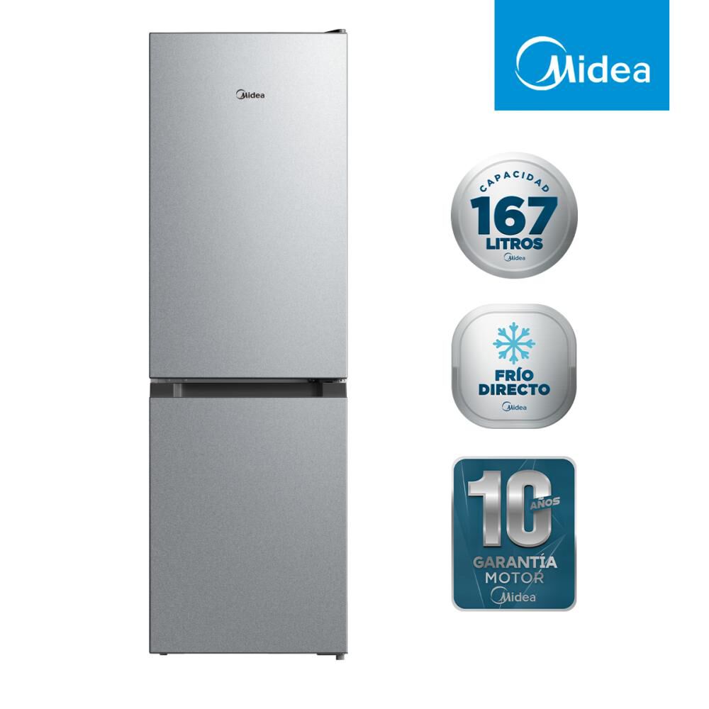 Refrigerador Bottom Freezer Midea MDRB241FGE50 / Frío Directo / 169 Litros / A+ image number 2.0