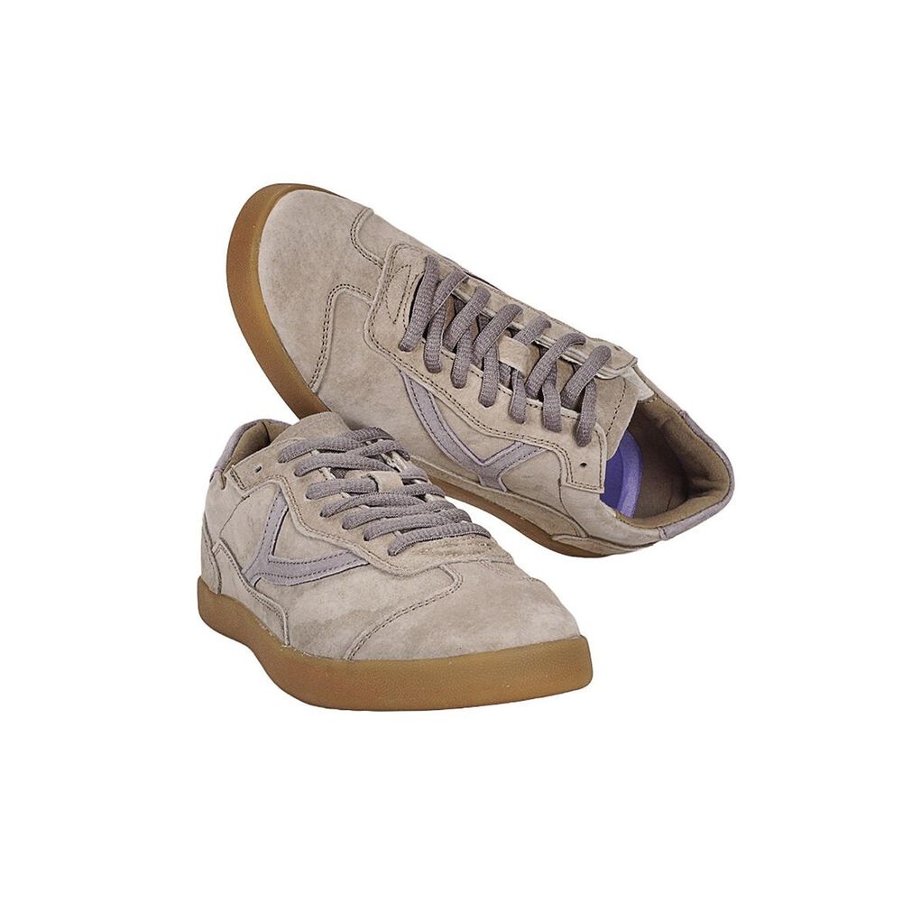 Zapatilla Cuero Urbana Amanda Beige image number 1.0