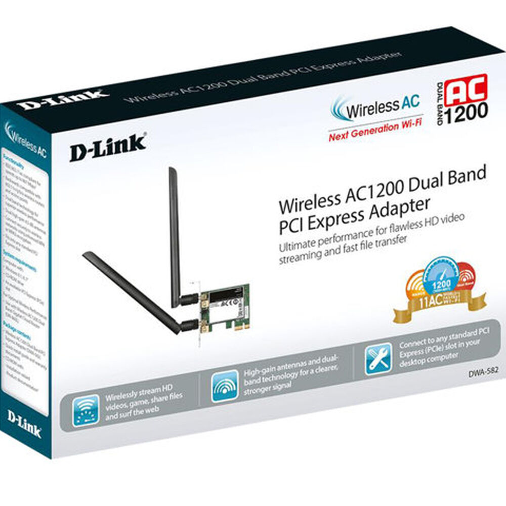 Adaptador De Red D-link Dwa-582 Wireless Ac1200 image number 2.0