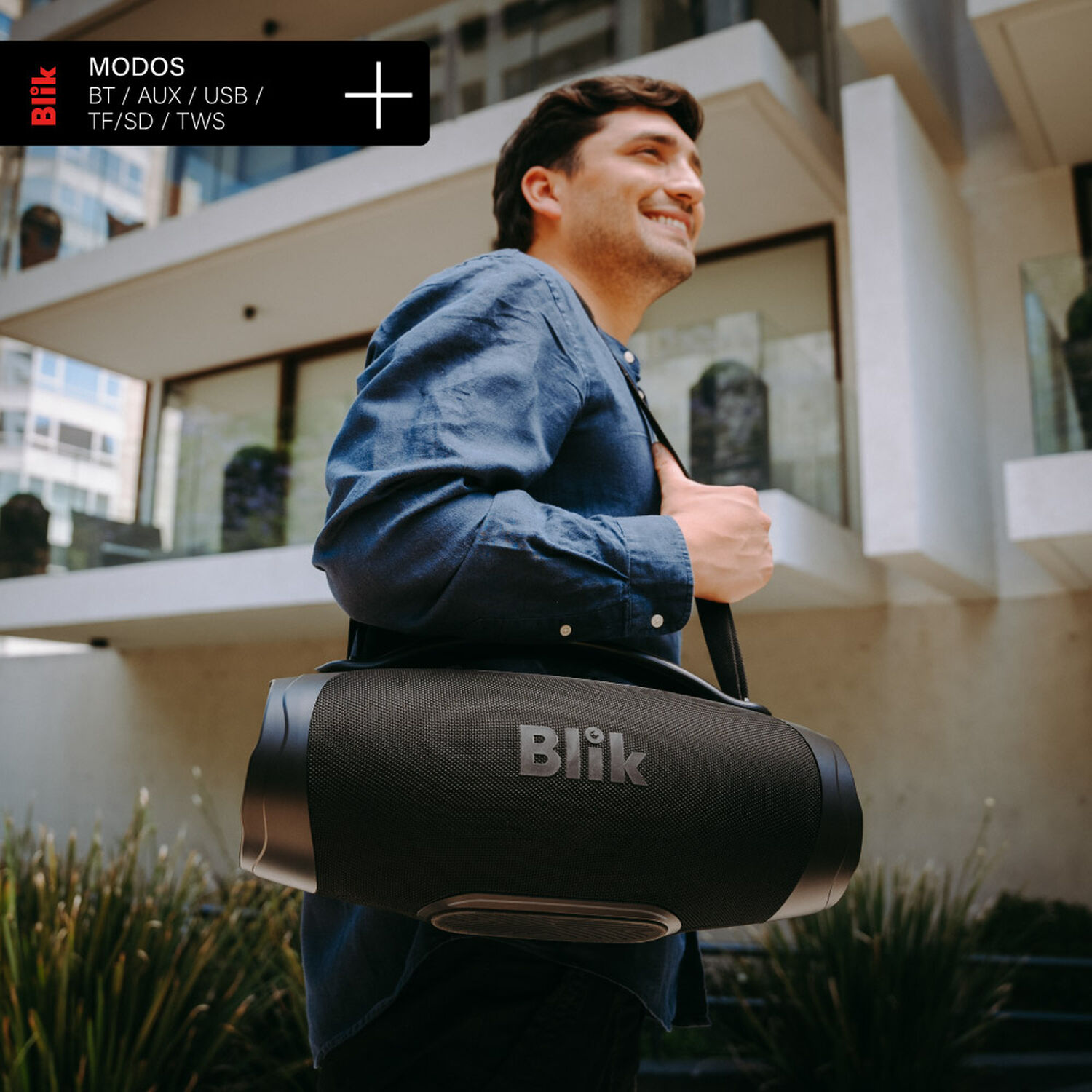 Parlante Bluetooth Blik Powerbass120 image number 7.0