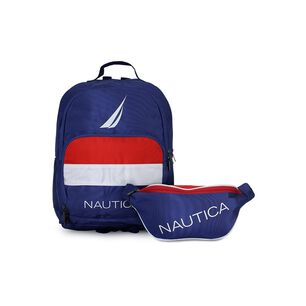 Mochila P&oacute;lux + Banano Kappa Azul Nautica