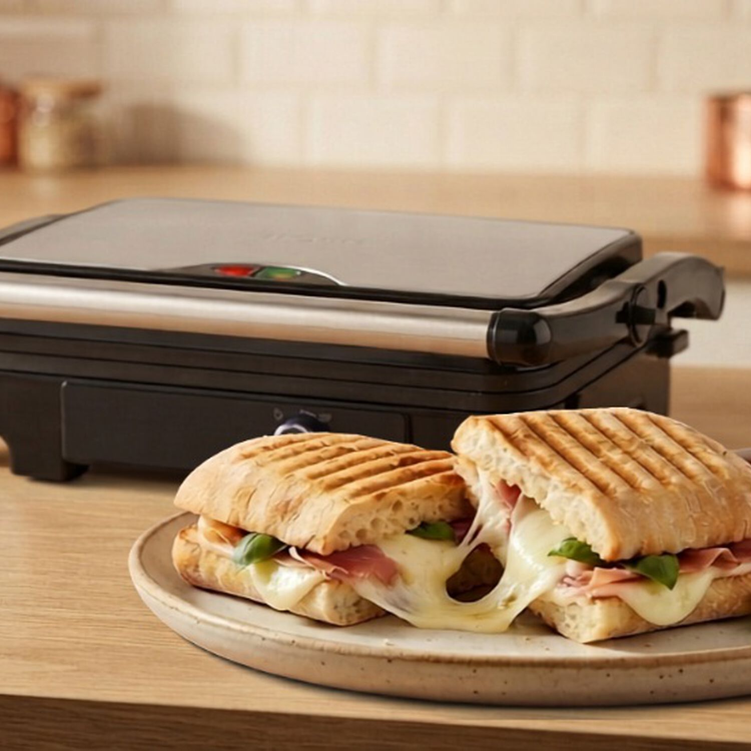 Sandwichera Panini Thomas Th-975 - Parrilla El&eacute;ctrica 2000w image number 8.0