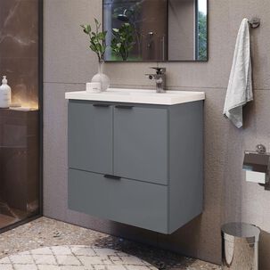 Vanitorio Vekkahome Lis Grey / 2 Puertas