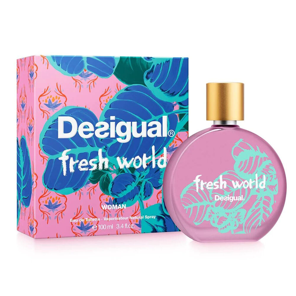 Desigual Fresh World Edt Mujer 100ml image number 0.0