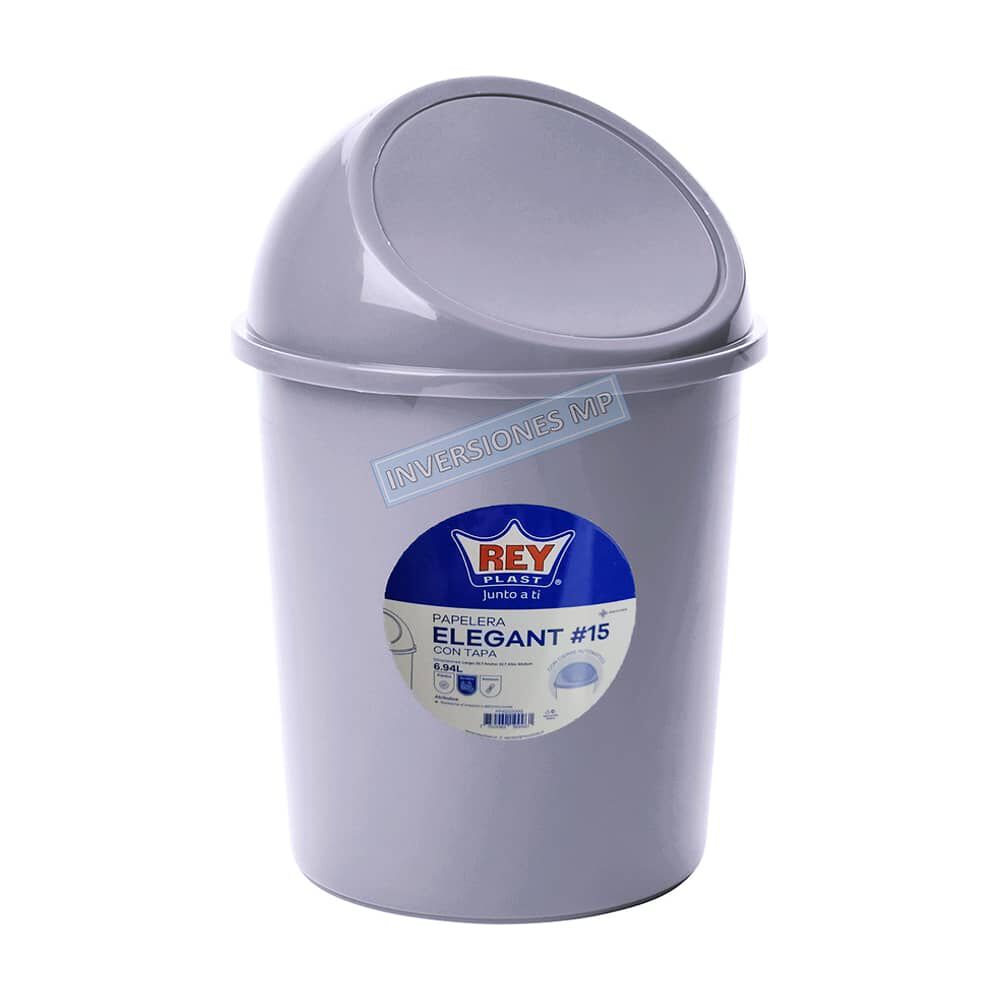 Basurero Con Tapa De Cierre Autom&aacute;tico 7 Litros image number 2.0